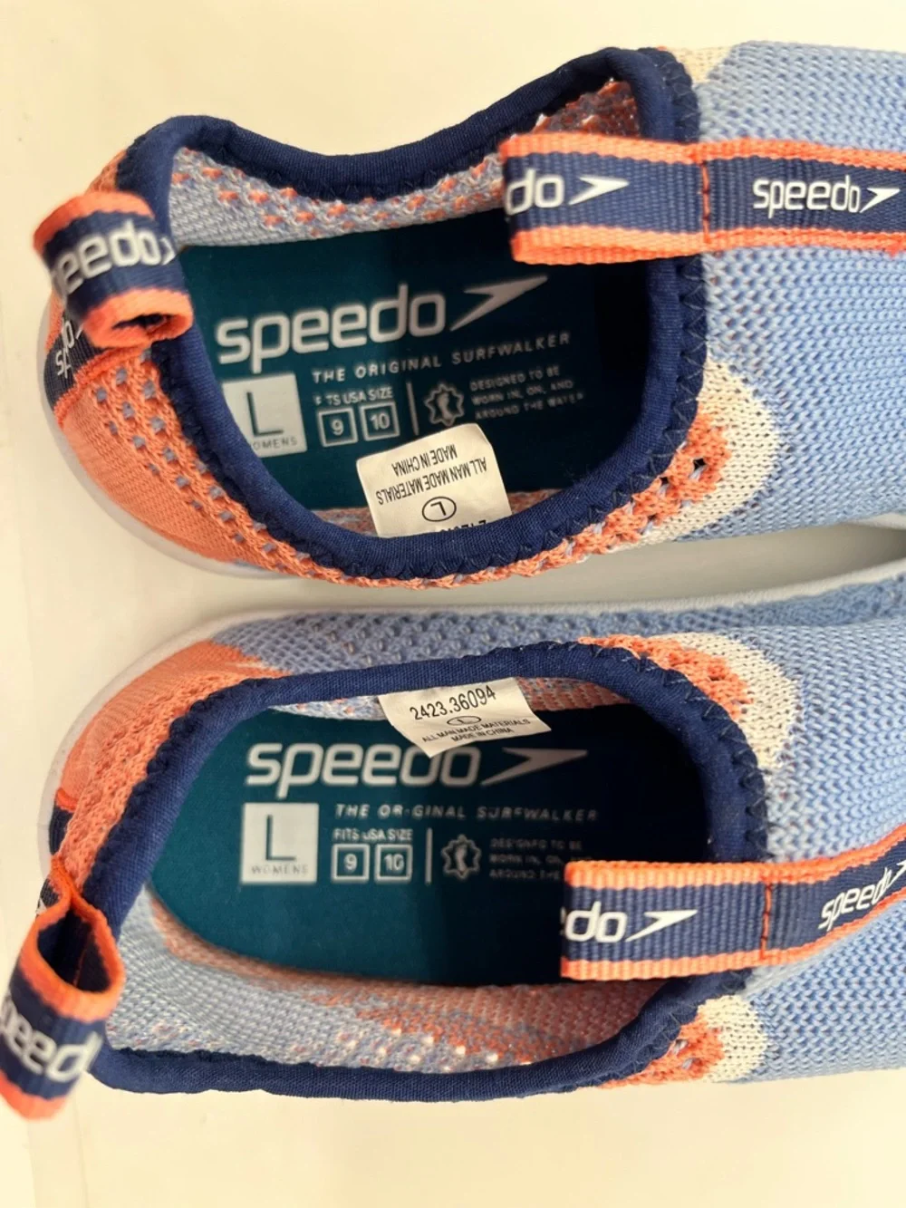 🏝️Speedo Womens Surf Strider Slip-On Knit Water Shoes Sz L (9-10) - Picture 3 of 4